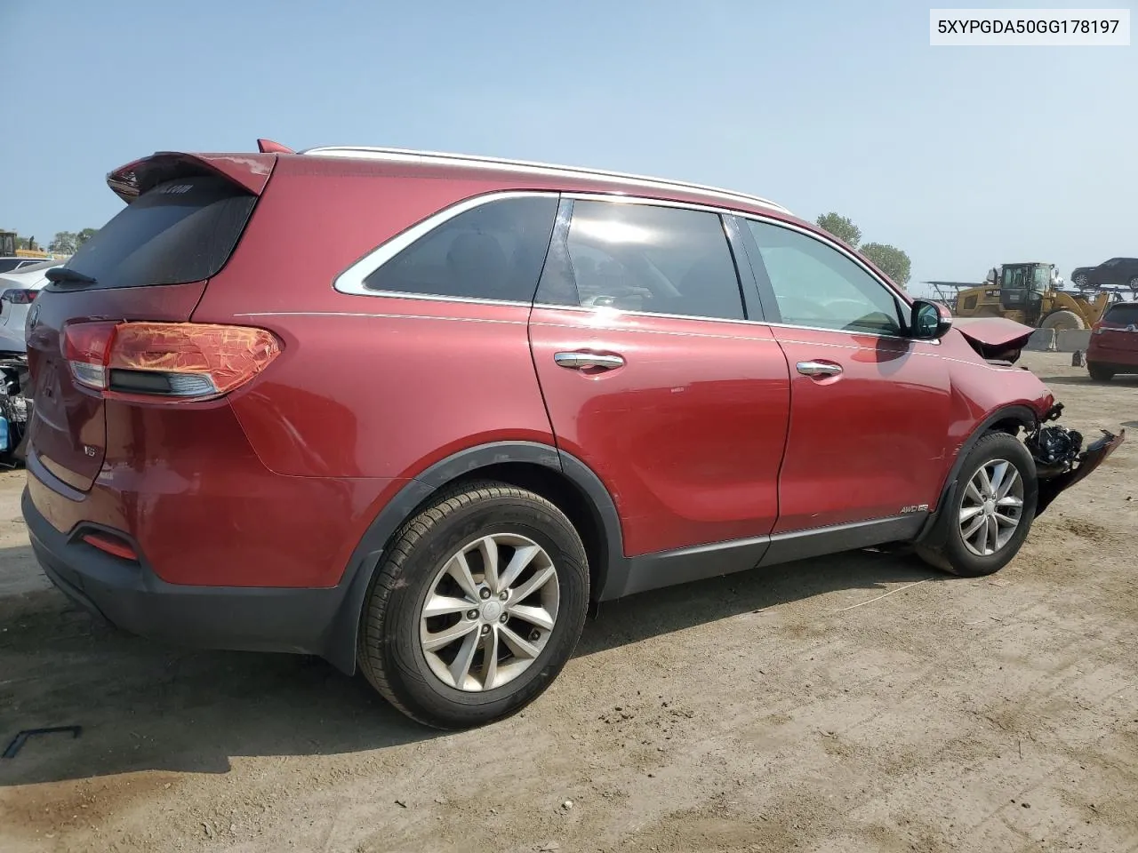 2016 Kia Sorento Lx VIN: 5XYPGDA50GG178197 Lot: 70509964