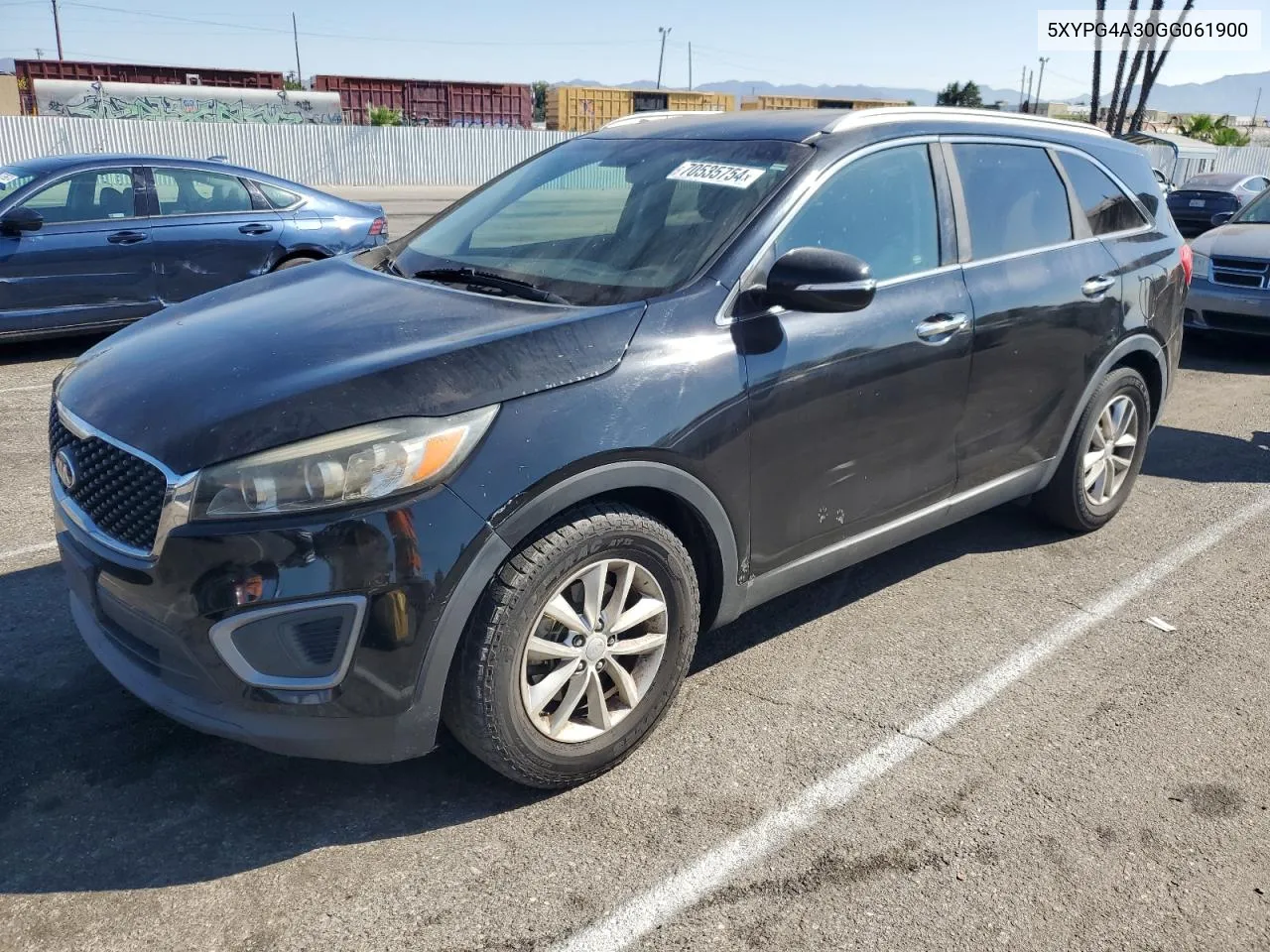 2016 Kia Sorento Lx VIN: 5XYPG4A30GG061900 Lot: 70535754