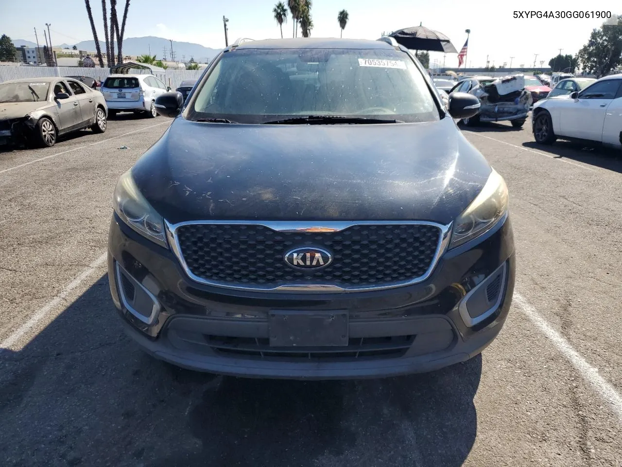 5XYPG4A30GG061900 2016 Kia Sorento Lx