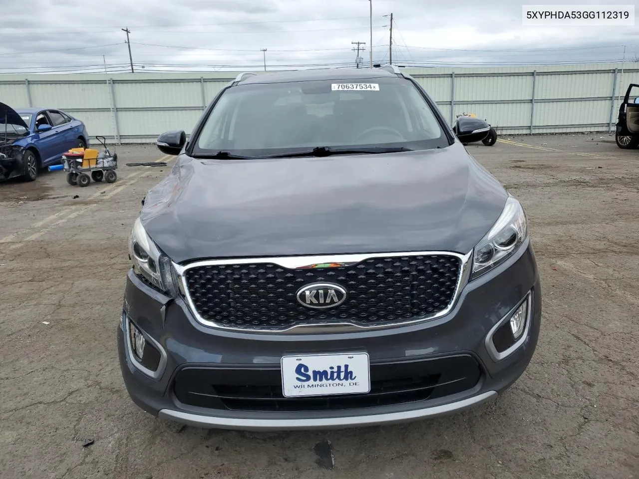 5XYPHDA53GG112319 2016 Kia Sorento Ex