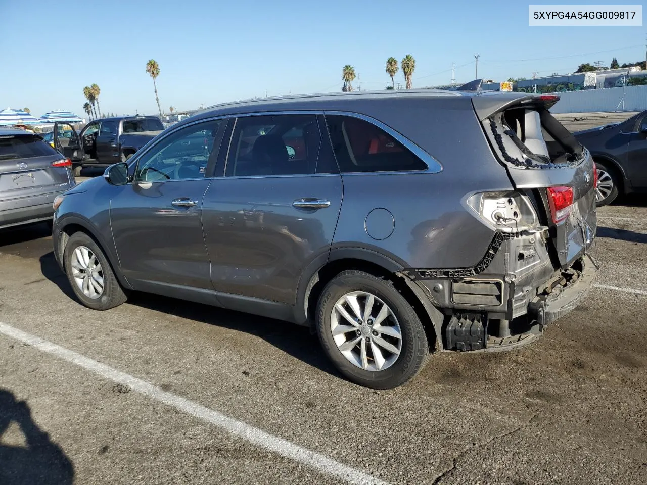 2016 Kia Sorento Lx VIN: 5XYPG4A54GG009817 Lot: 70817394