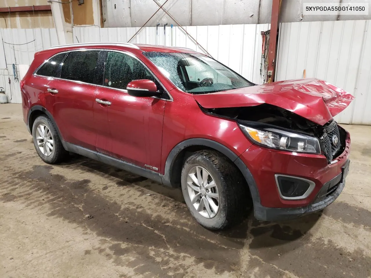 2016 Kia Sorento Lx VIN: 5XYPGDA55GG141050 Lot: 70832034