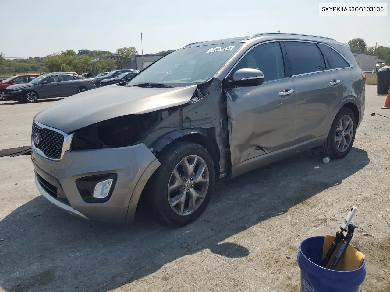 5XYPK4A53GG103136 2016 Kia Sorento Sx