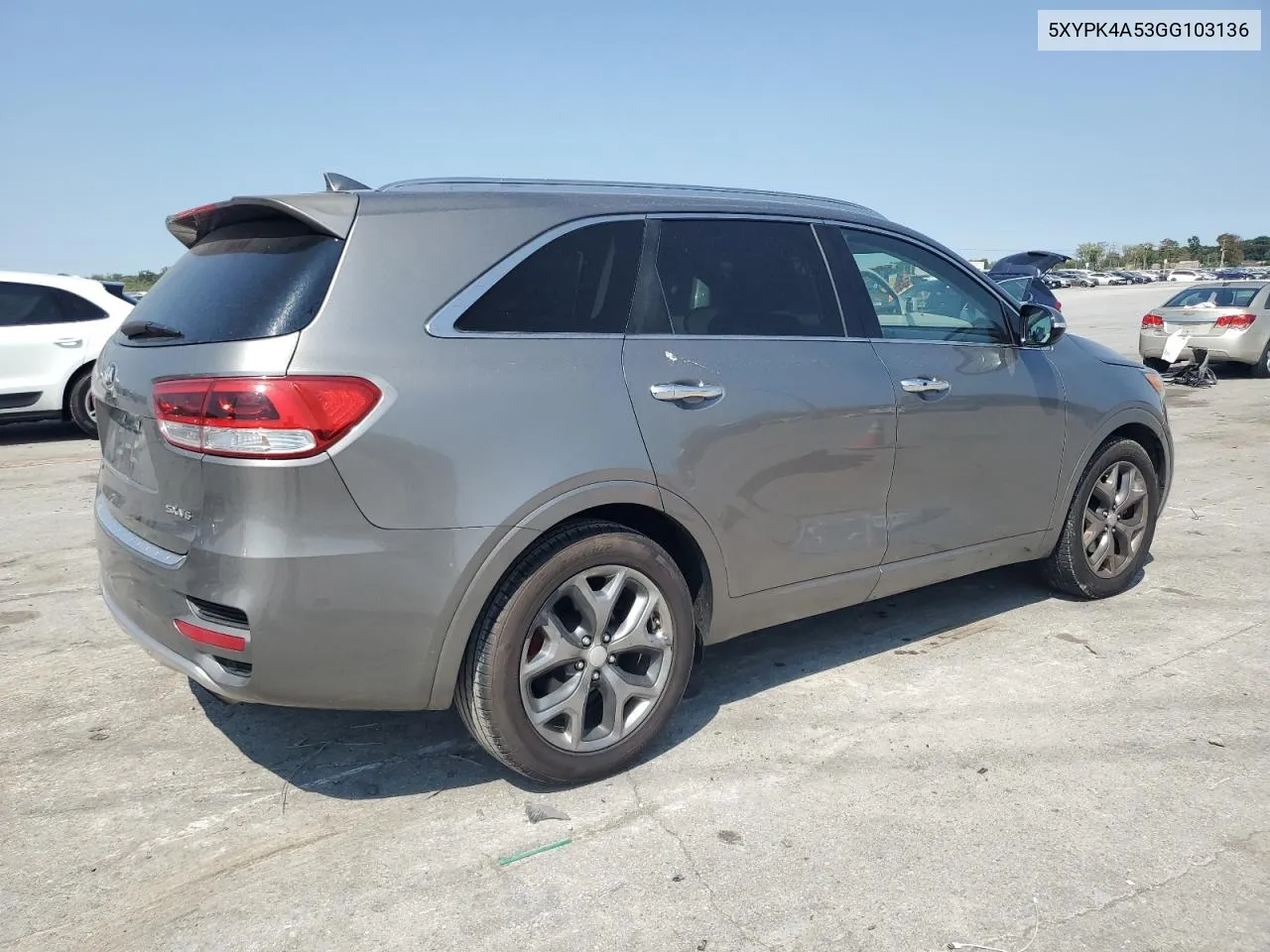 5XYPK4A53GG103136 2016 Kia Sorento Sx