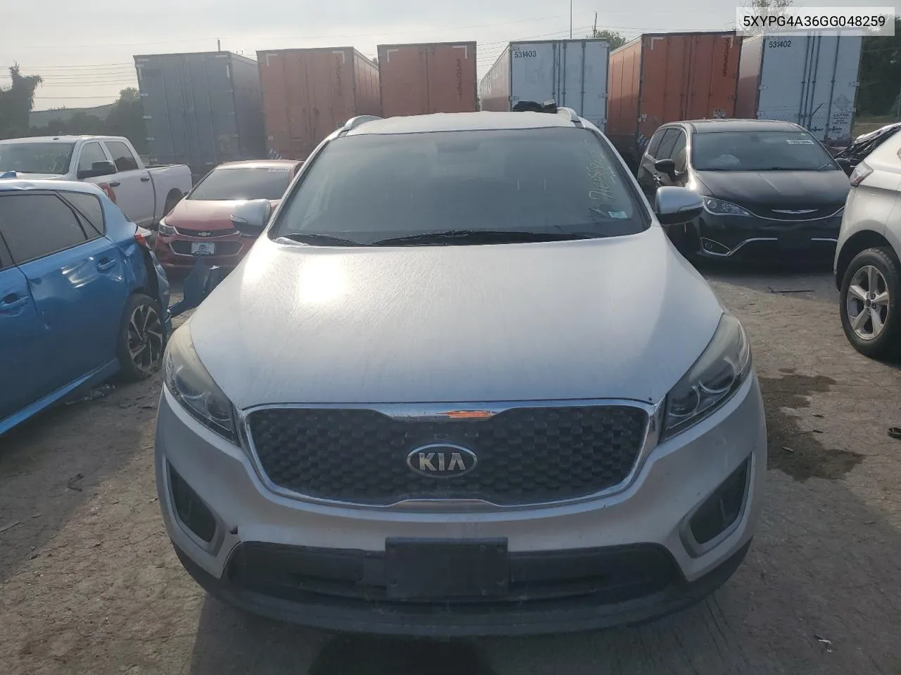 5XYPG4A36GG048259 2016 Kia Sorento Lx