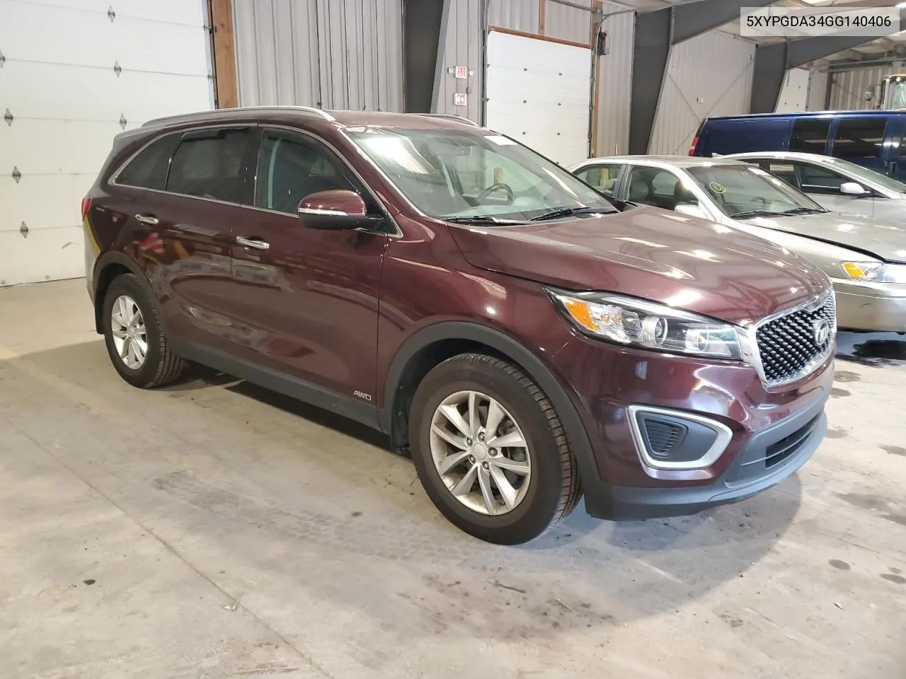 5XYPGDA34GG140406 2016 Kia Sorento Lx