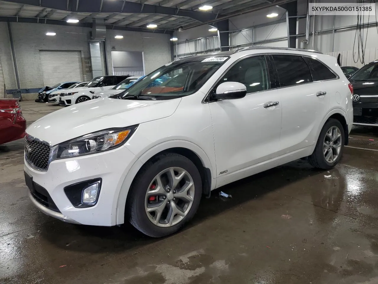 5XYPKDA50GG151385 2016 Kia Sorento Sx