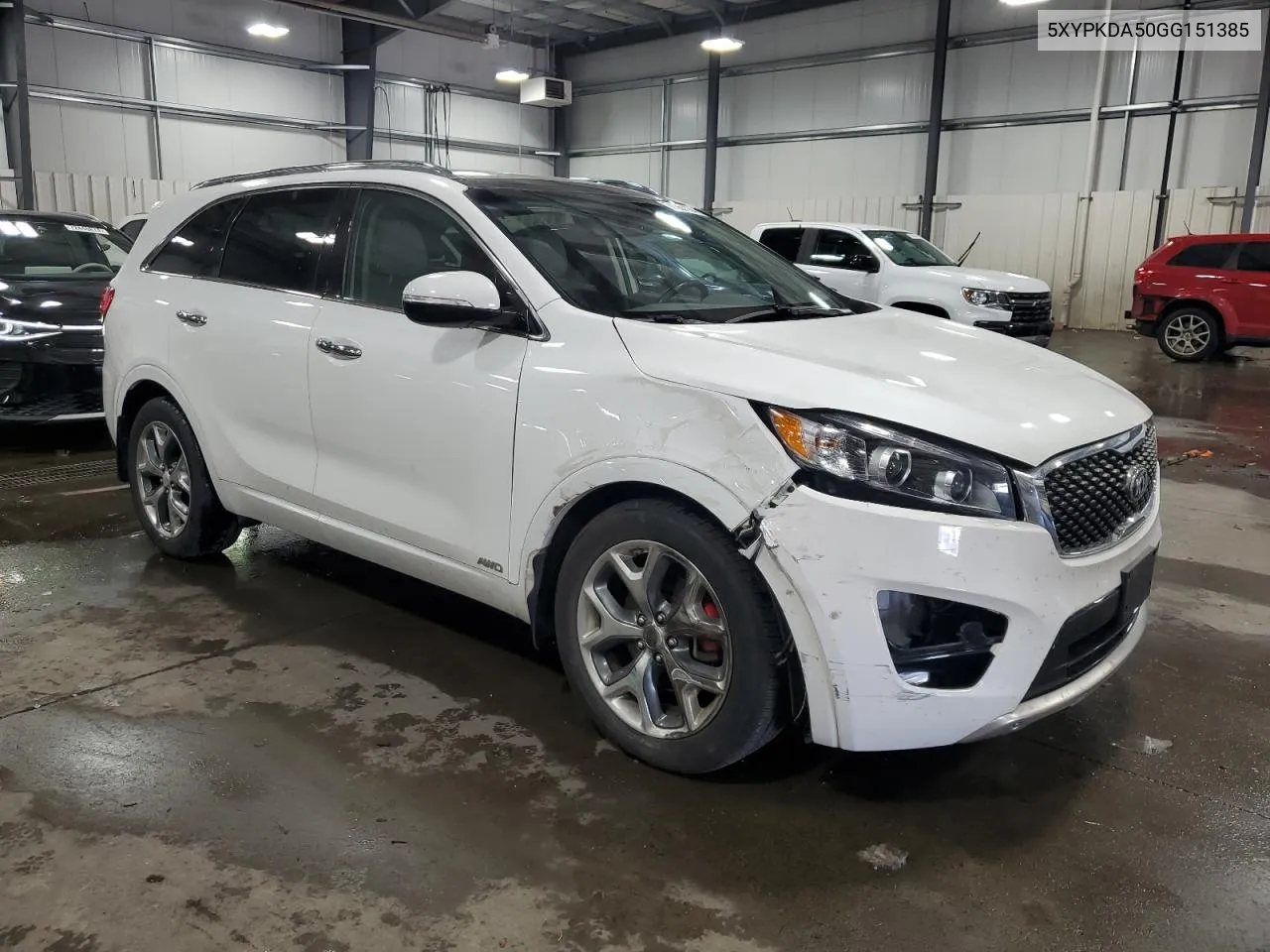 5XYPKDA50GG151385 2016 Kia Sorento Sx