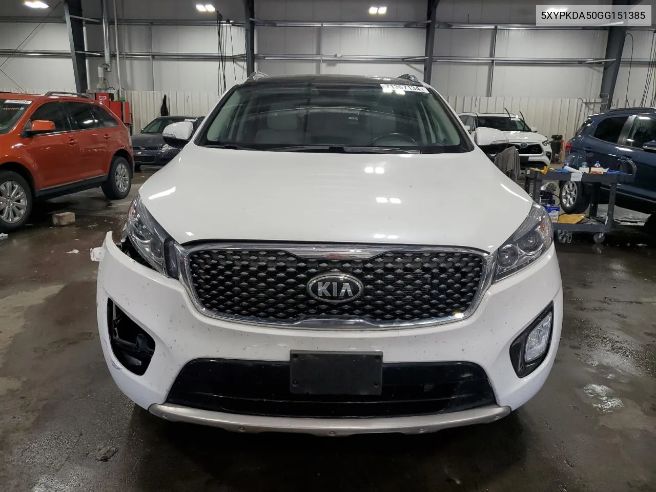 5XYPKDA50GG151385 2016 Kia Sorento Sx