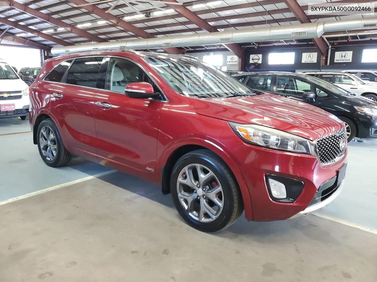 2016 Kia Sorento Sx VIN: 5XYPKDA50GG092466 Lot: 71439134