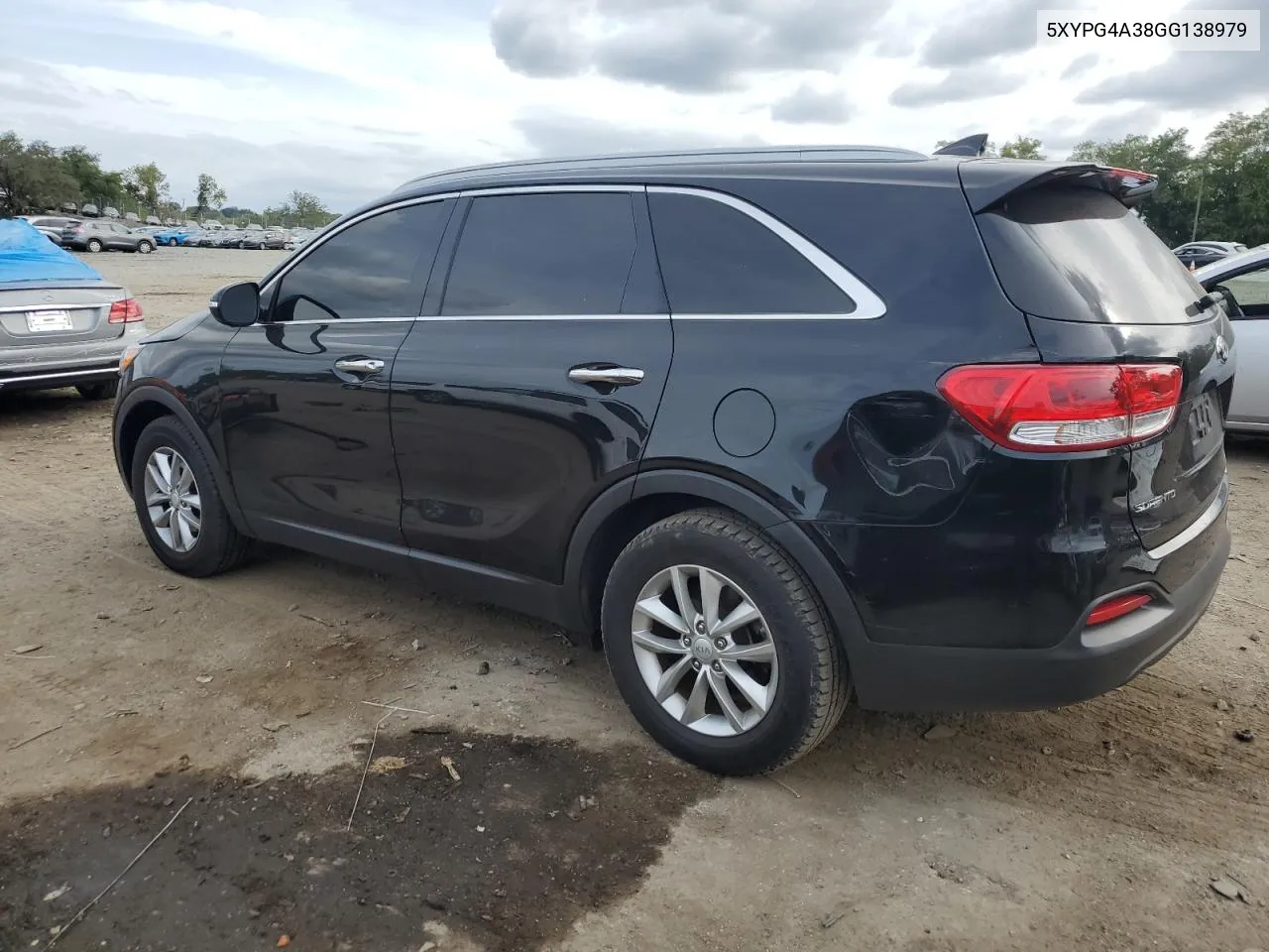 2016 Kia Sorento Lx VIN: 5XYPG4A38GG138979 Lot: 71480754