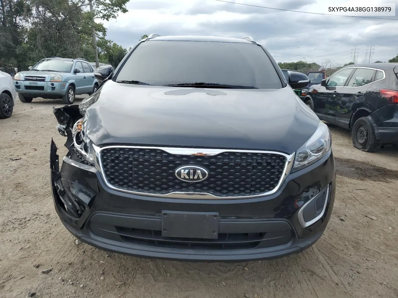 2016 Kia Sorento Lx VIN: 5XYPG4A38GG138979 Lot: 71480754