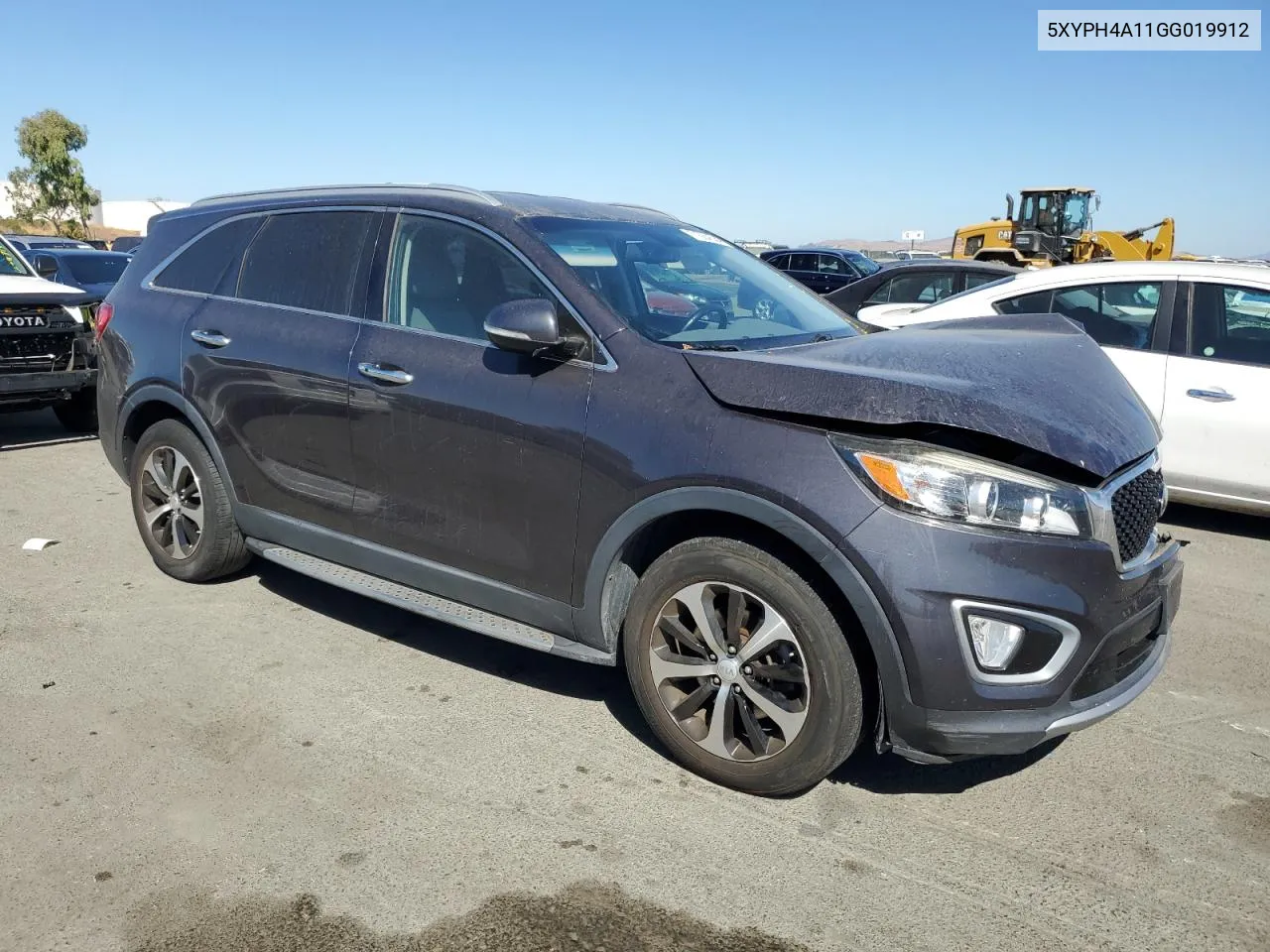 2016 Kia Sorento Ex VIN: 5XYPH4A11GG019912 Lot: 71564544