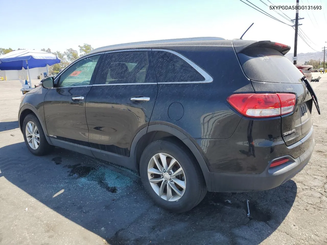 2016 Kia Sorento Lx VIN: 5XYPGDA58GG131693 Lot: 71686144