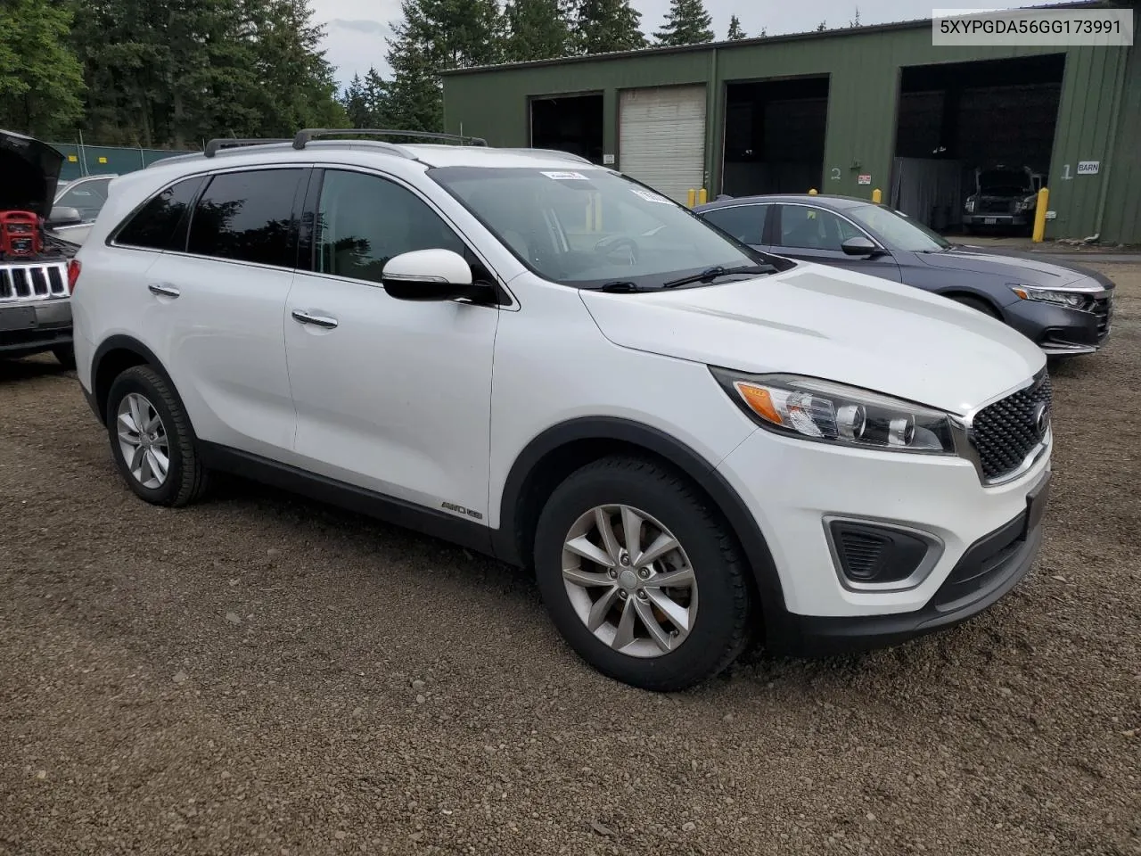 5XYPGDA56GG173991 2016 Kia Sorento Lx