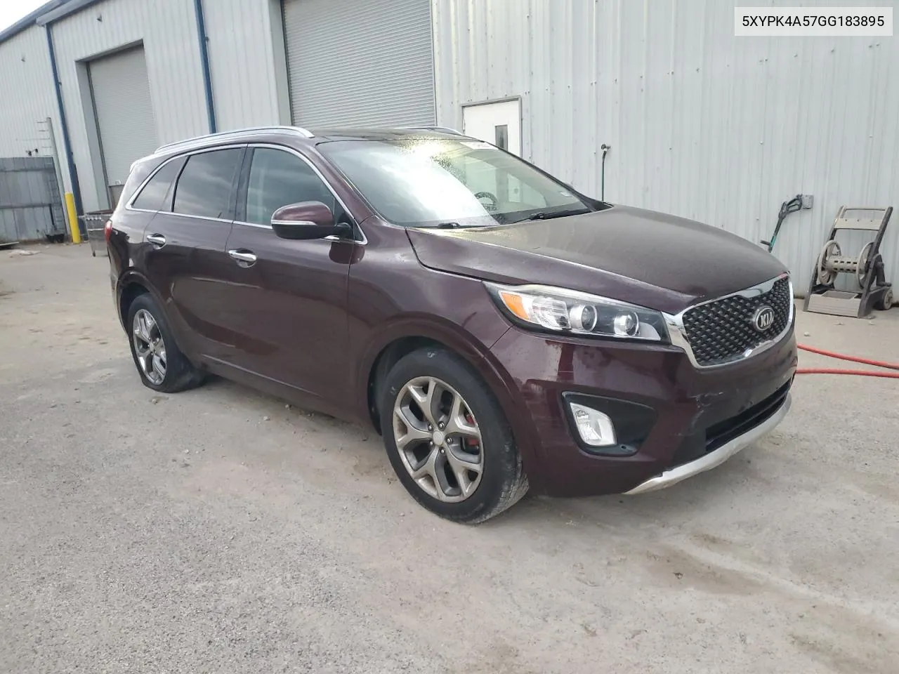 5XYPK4A57GG183895 2016 Kia Sorento Sx