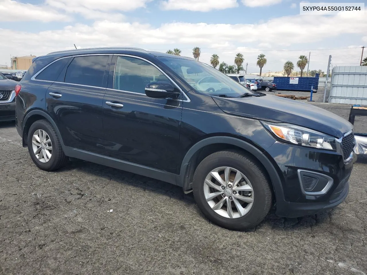 2016 Kia Sorento Lx VIN: 5XYPG4A55GG152744 Lot: 71895024