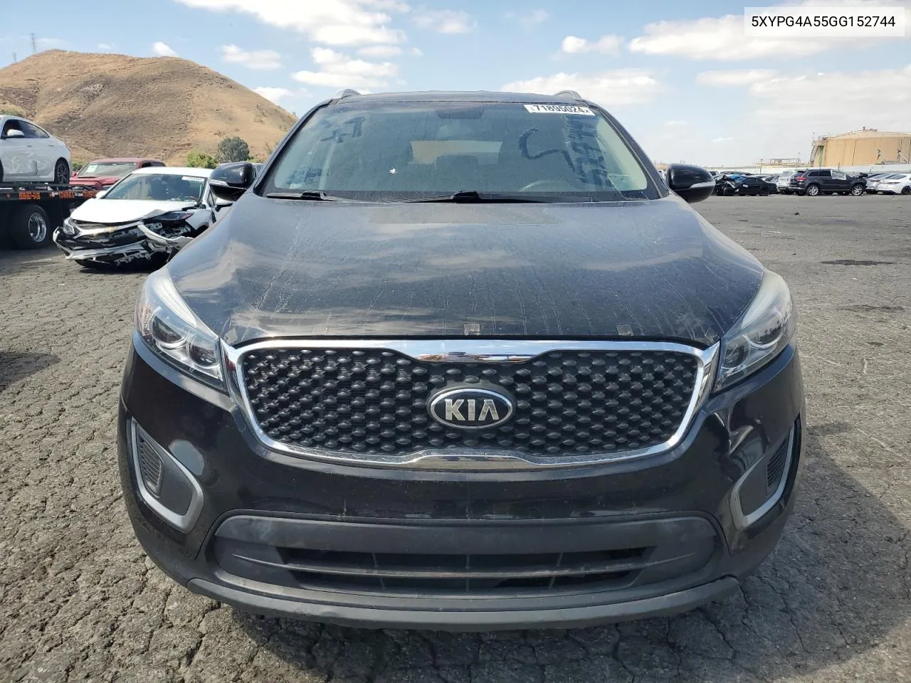 2016 Kia Sorento Lx VIN: 5XYPG4A55GG152744 Lot: 71895024