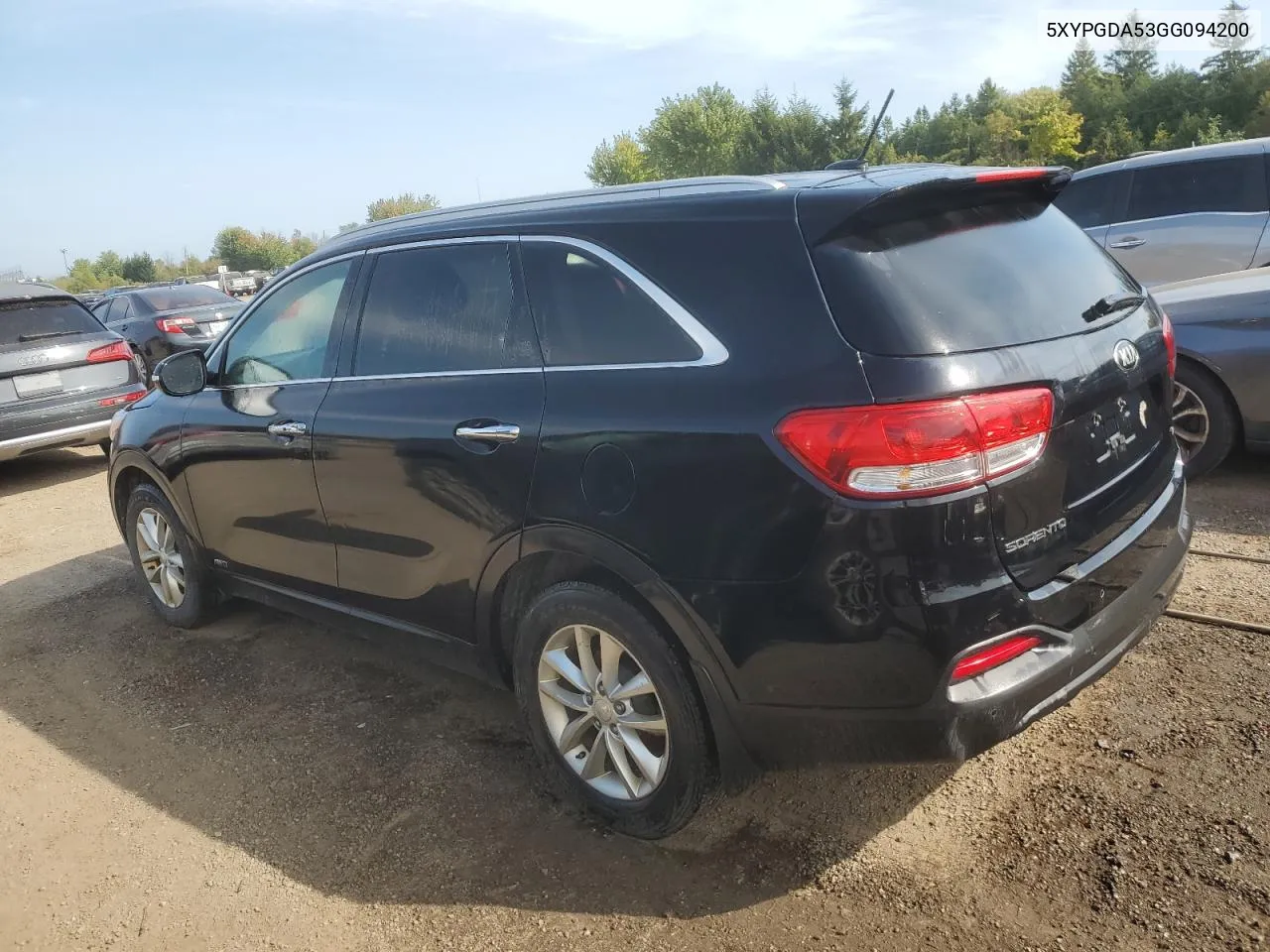 2016 Kia Sorento Lx VIN: 5XYPGDA53GG094200 Lot: 72089394