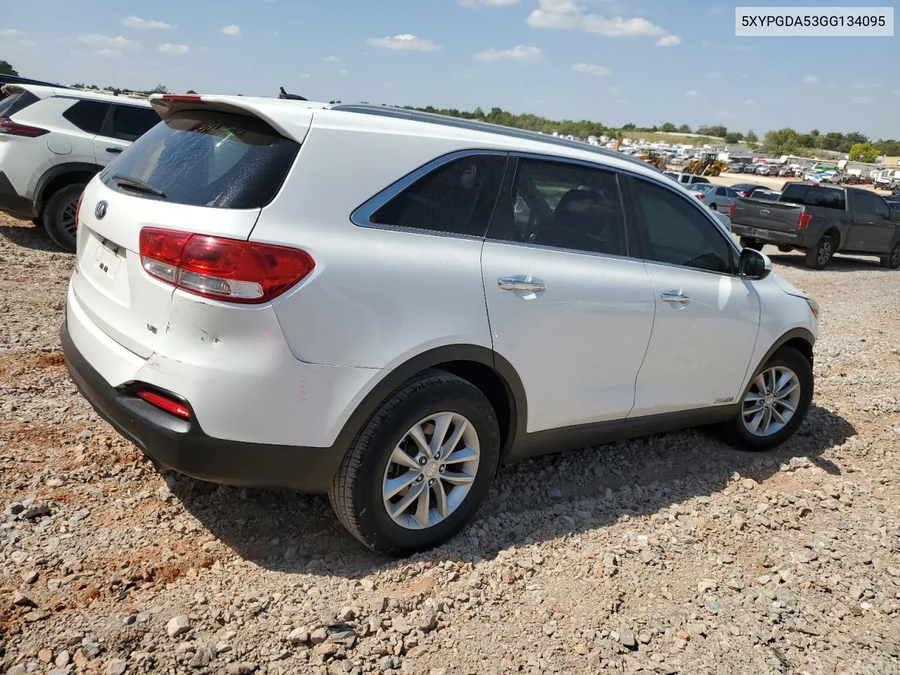 5XYPGDA53GG134095 2016 Kia Sorento Lx