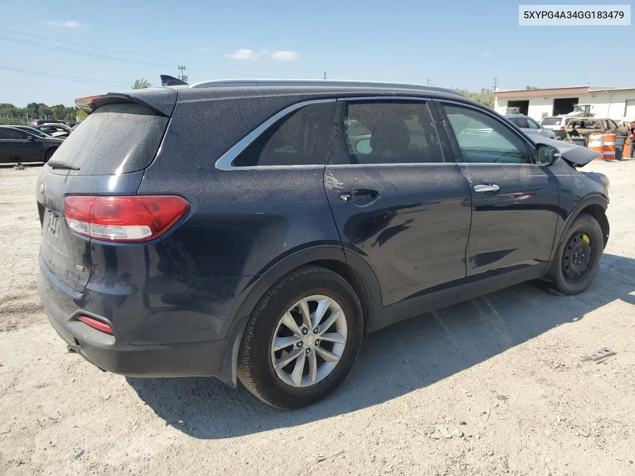 2016 Kia Sorento Lx VIN: 5XYPG4A34GG183479 Lot: 72164754