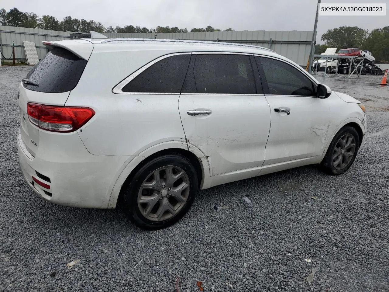 2016 Kia Sorento Sx VIN: 5XYPK4A53GG018023 Lot: 72214634