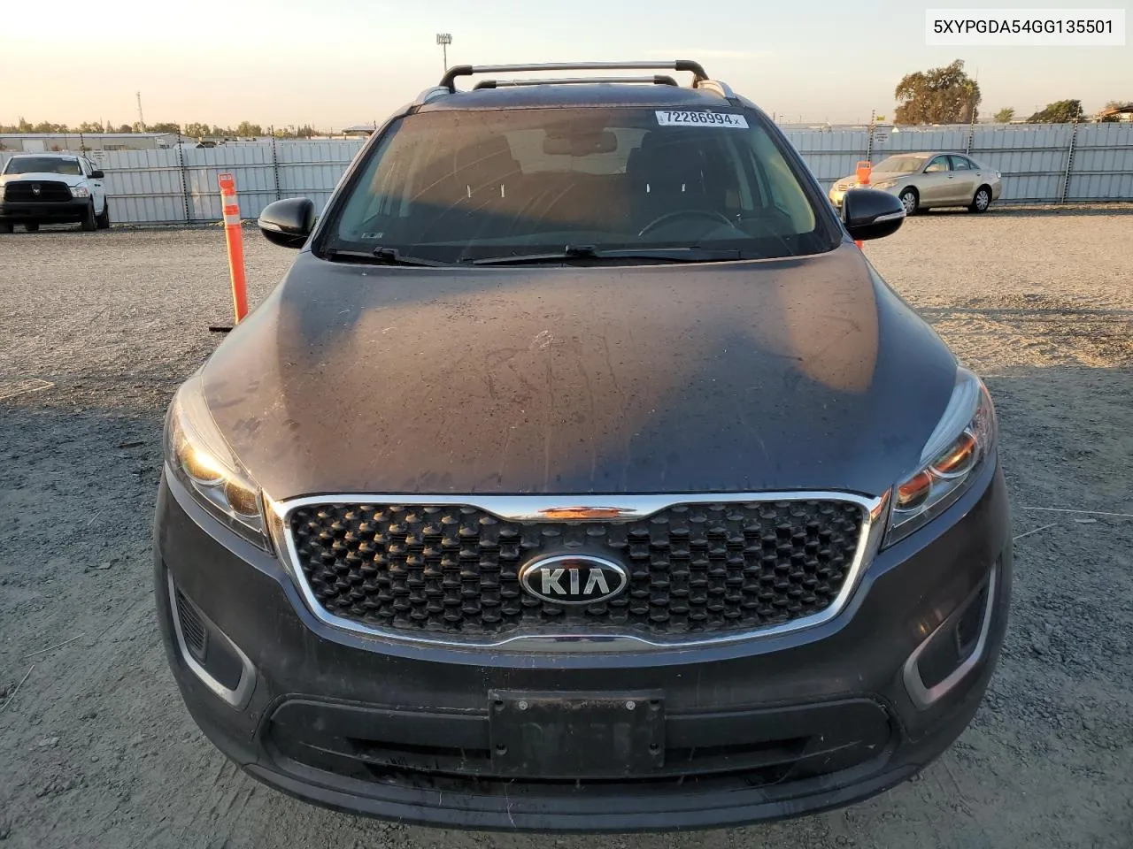 2016 Kia Sorento Lx VIN: 5XYPGDA54GG135501 Lot: 72286994