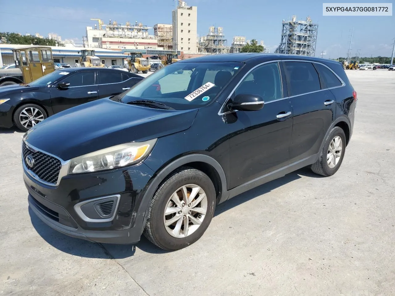 2016 Kia Sorento Lx VIN: 5XYPG4A37GG081772 Lot: 72336764