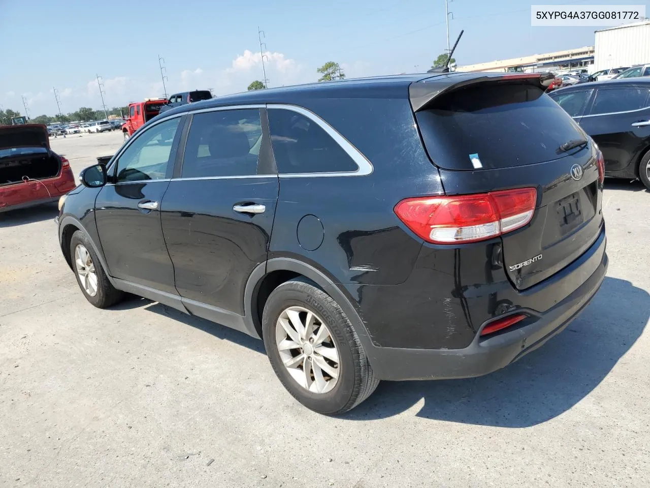 2016 Kia Sorento Lx VIN: 5XYPG4A37GG081772 Lot: 72336764