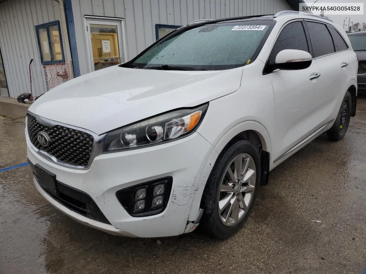 2016 Kia Sorento Sx VIN: 5XYPK4A54GG054528 Lot: 72373354