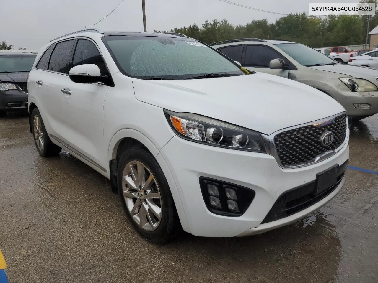 5XYPK4A54GG054528 2016 Kia Sorento Sx