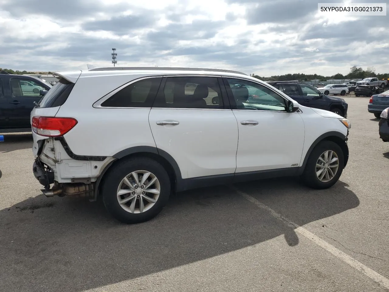 2016 Kia Sorento Lx VIN: 5XYPGDA31GG021373 Lot: 72455644