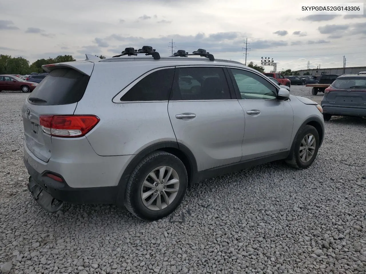 5XYPGDA52GG143306 2016 Kia Sorento Lx