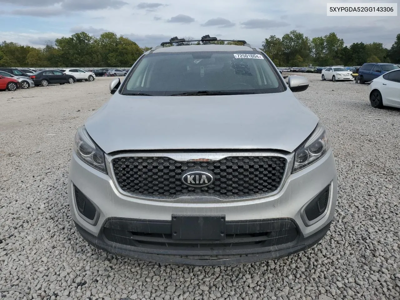 5XYPGDA52GG143306 2016 Kia Sorento Lx