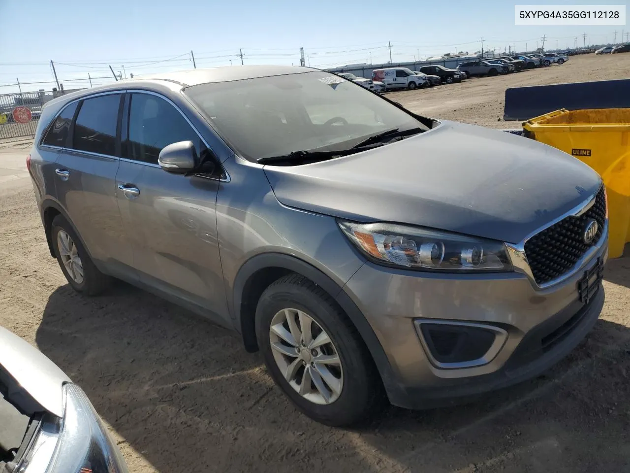 5XYPG4A35GG112128 2016 Kia Sorento Lx