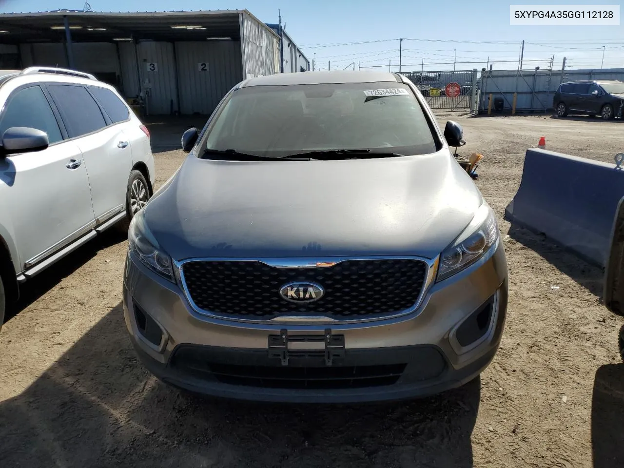 5XYPG4A35GG112128 2016 Kia Sorento Lx