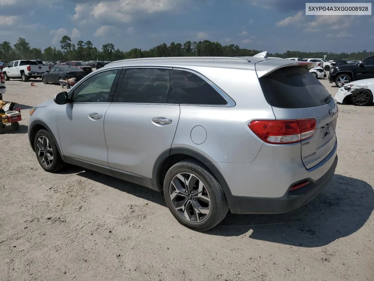 2016 Kia Sorento Lx VIN: 5XYPG4A3XGG008928 Lot: 72722434