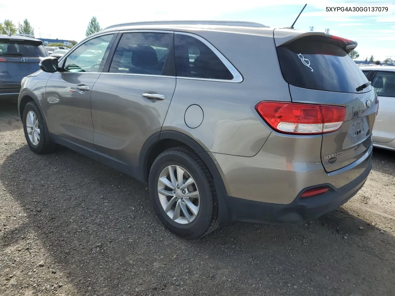 2016 Kia Sorento Lx VIN: 5XYPG4A30GG137079 Lot: 72792004