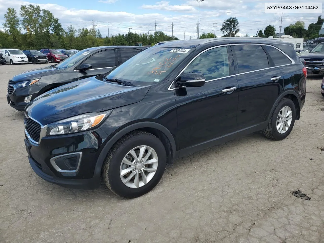 5XYPG4A37GG104452 2016 Kia Sorento Lx