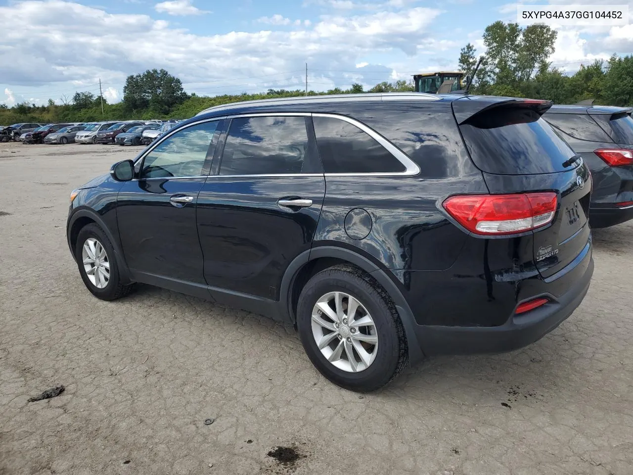 2016 Kia Sorento Lx VIN: 5XYPG4A37GG104452 Lot: 72854904