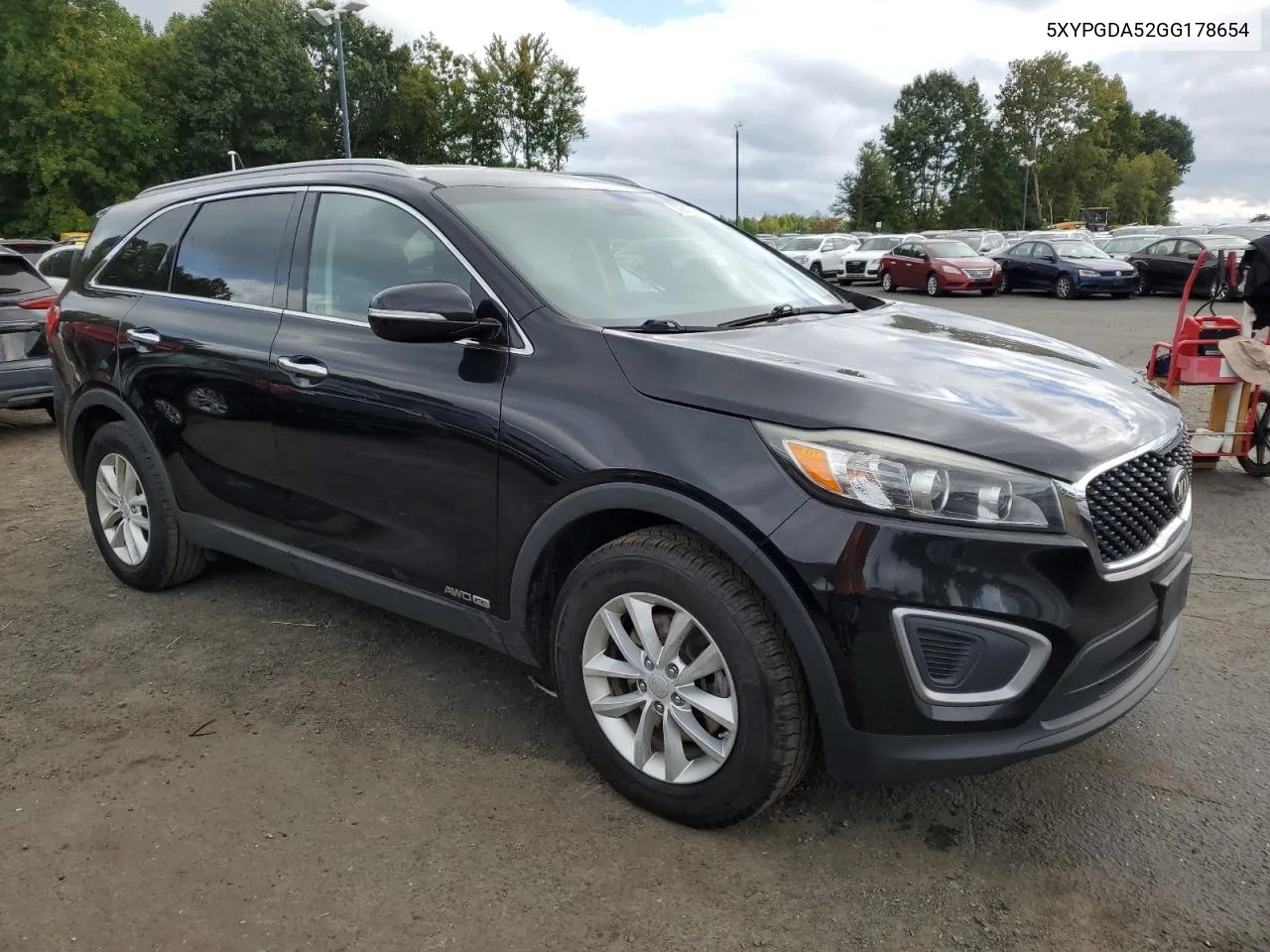 2016 Kia Sorento Lx VIN: 5XYPGDA52GG178654 Lot: 72918414