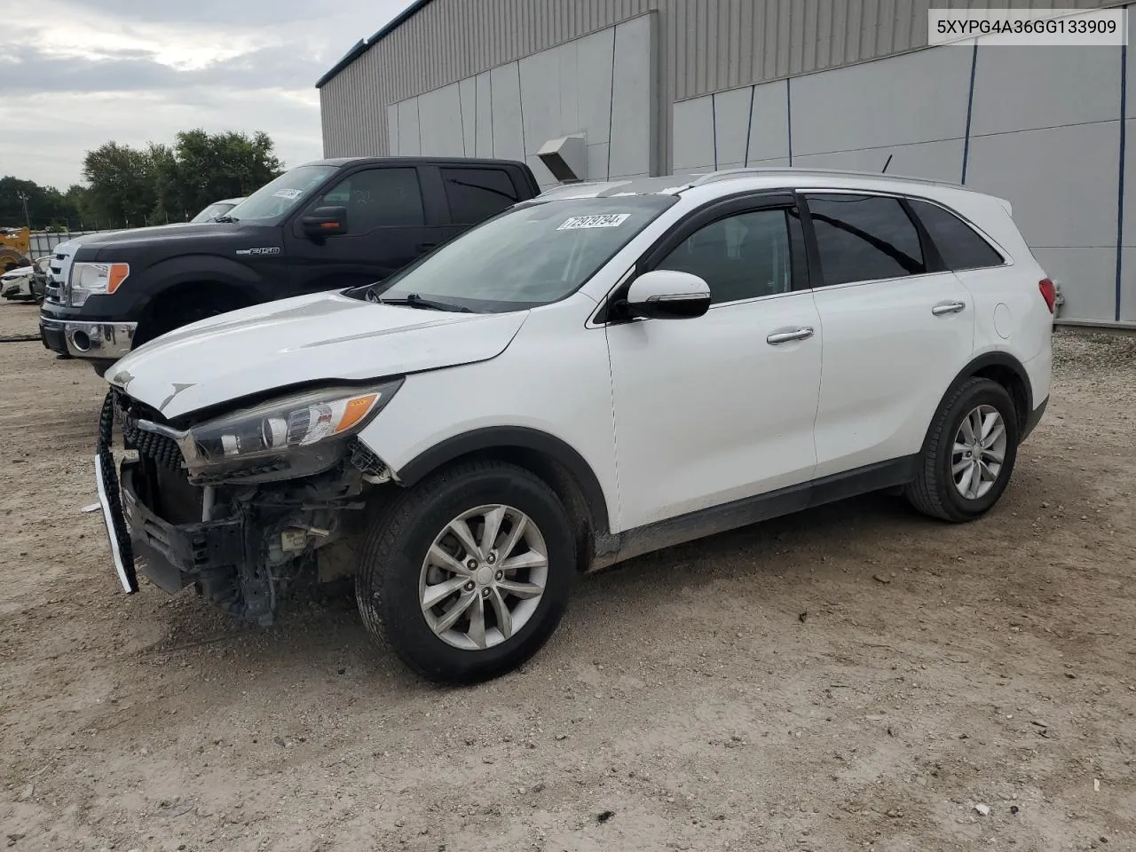 2016 Kia Sorento Lx VIN: 5XYPG4A36GG133909 Lot: 72979794