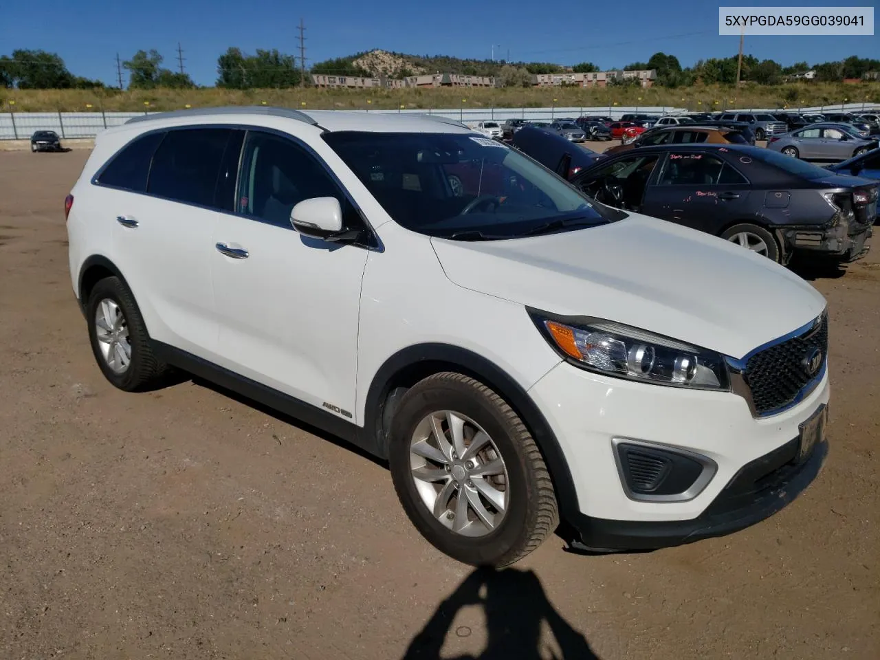 2016 Kia Sorento Lx VIN: 5XYPGDA59GG039041 Lot: 73023964