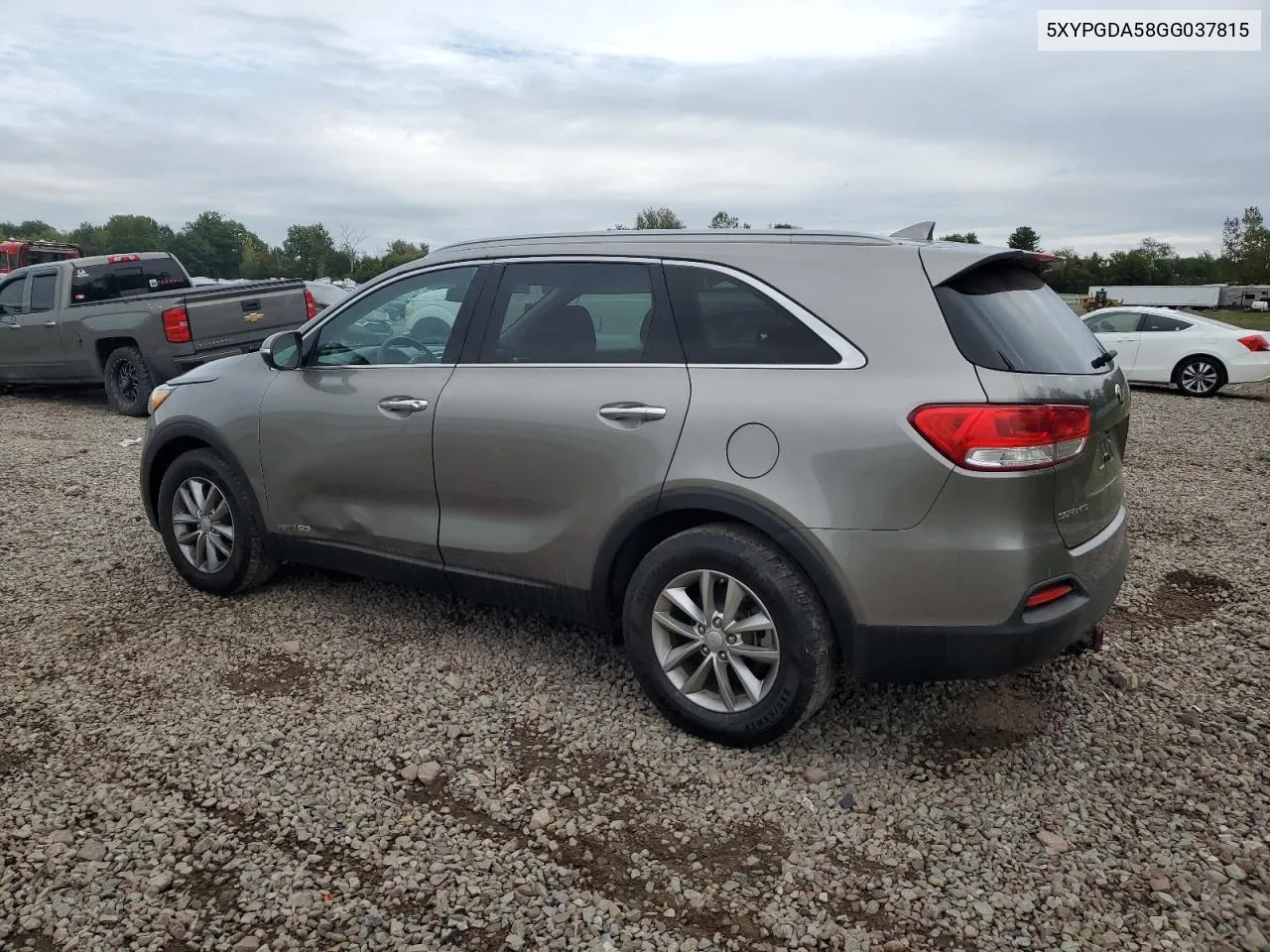 5XYPGDA58GG037815 2016 Kia Sorento Lx