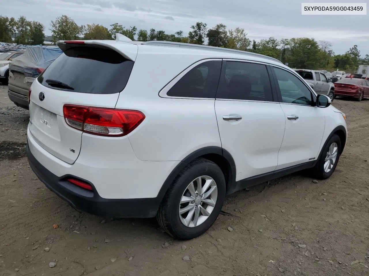 5XYPGDA59GG043459 2016 Kia Sorento Lx