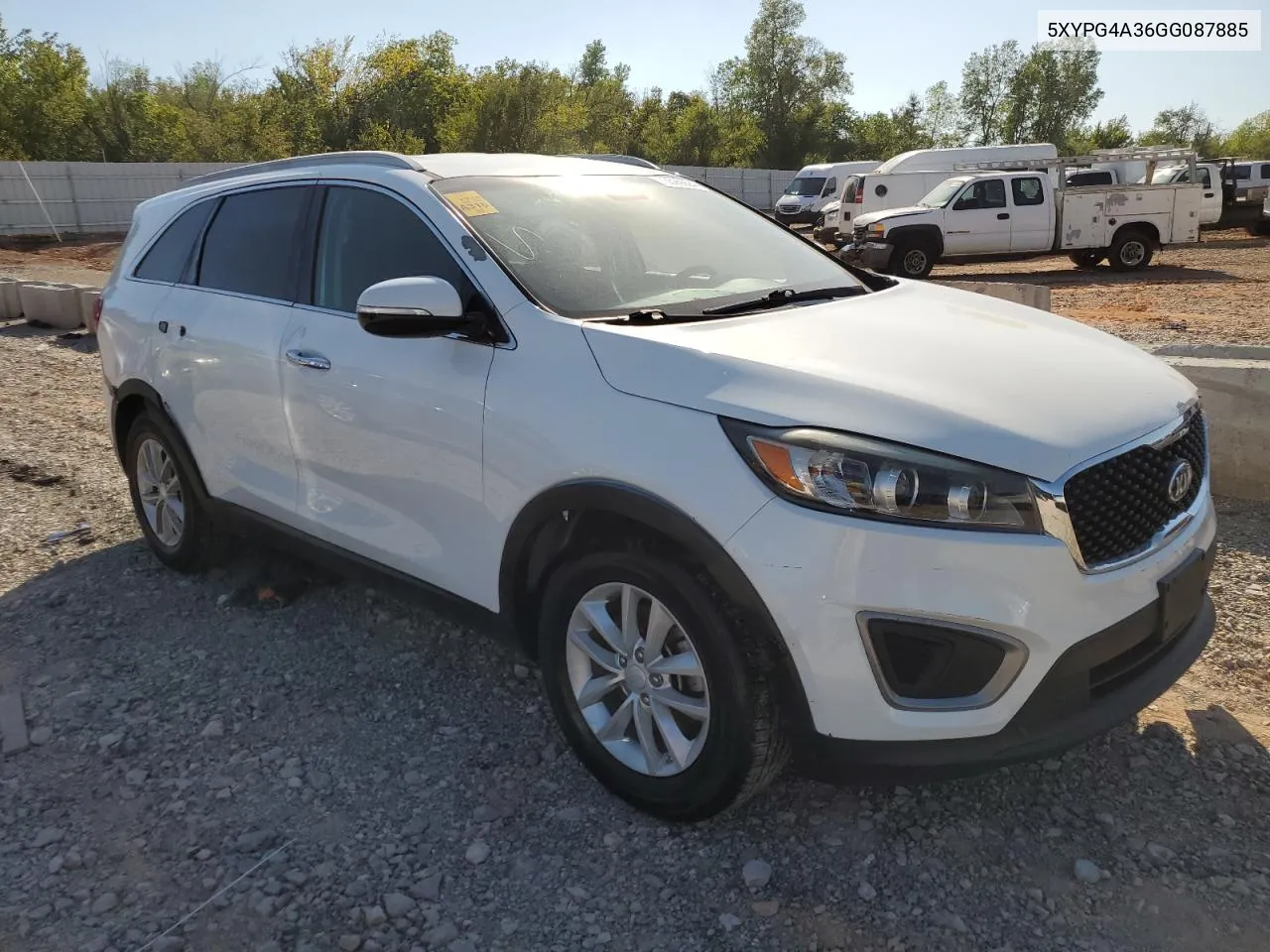 2016 Kia Sorento Lx VIN: 5XYPG4A36GG087885 Lot: 73599994