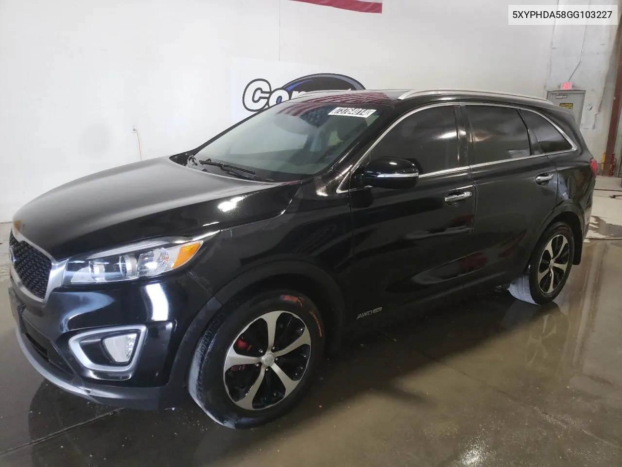 2016 Kia Sorento Ex VIN: 5XYPHDA58GG103227 Lot: 73764014