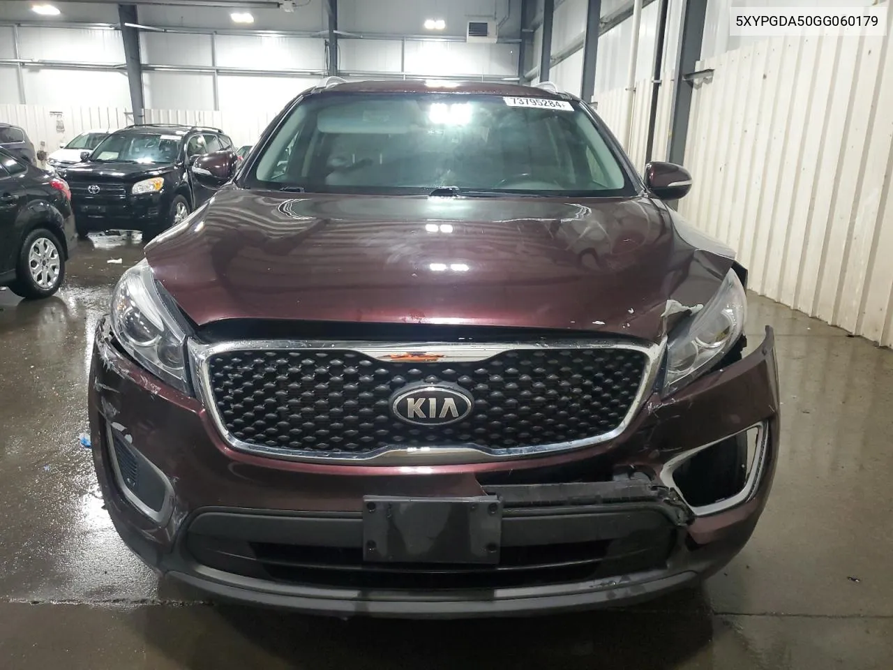 2016 Kia Sorento Lx VIN: 5XYPGDA50GG060179 Lot: 73795284