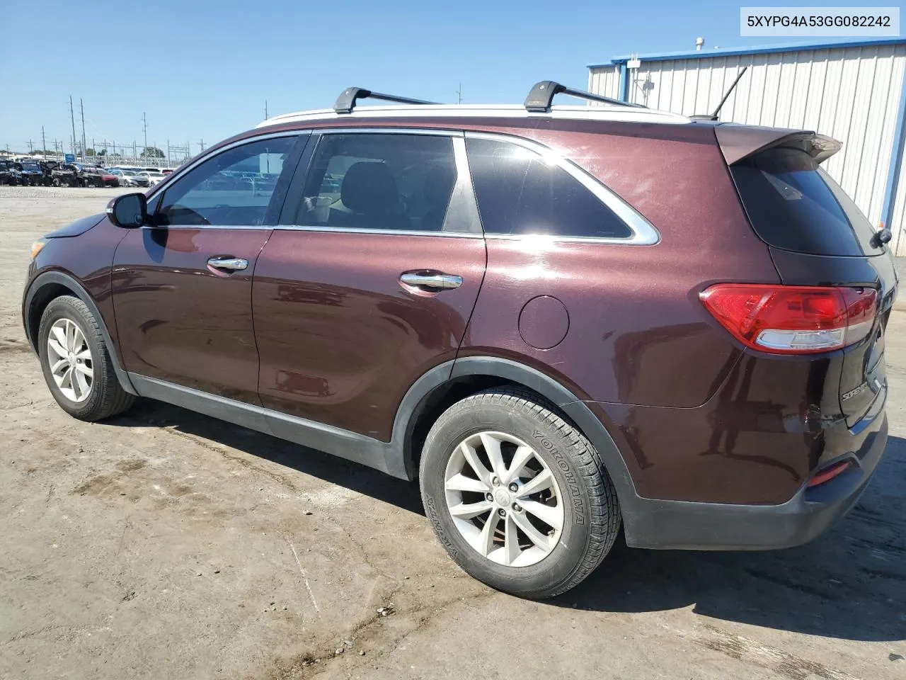 2016 Kia Sorento Lx VIN: 5XYPG4A53GG082242 Lot: 73984404