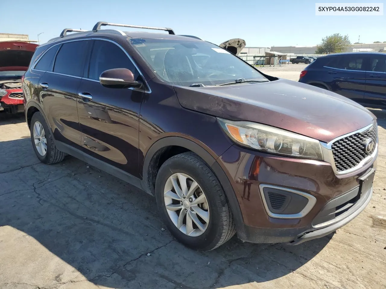 2016 Kia Sorento Lx VIN: 5XYPG4A53GG082242 Lot: 73984404